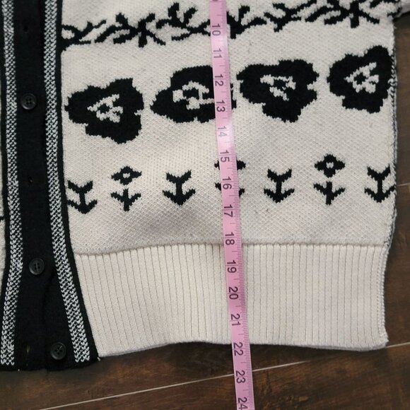 Free People Shelby Cardigan Womens S Boho Cozy Winter Cottagecore Preppy Floral - Picture 8 of 8
